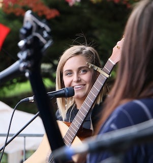 Musicians at back to school BBQ